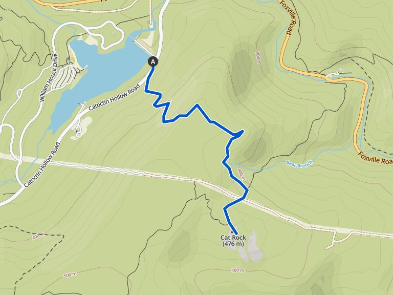 Old Misery Trail Loop — Cunningham Falls State Park hike Komoot